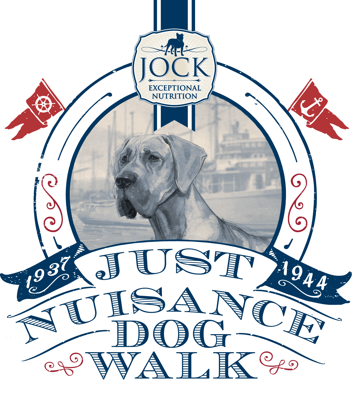 JOCK Just Nuisance Dog Walk Logo