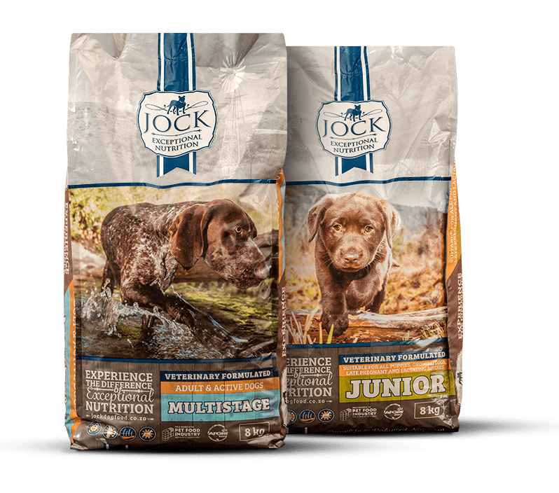 JOCK MS&J 8kg Packshots Together JOCK Dog Food